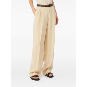 Max Mara Studio Neutrals Trousers - Straight Trousers Women